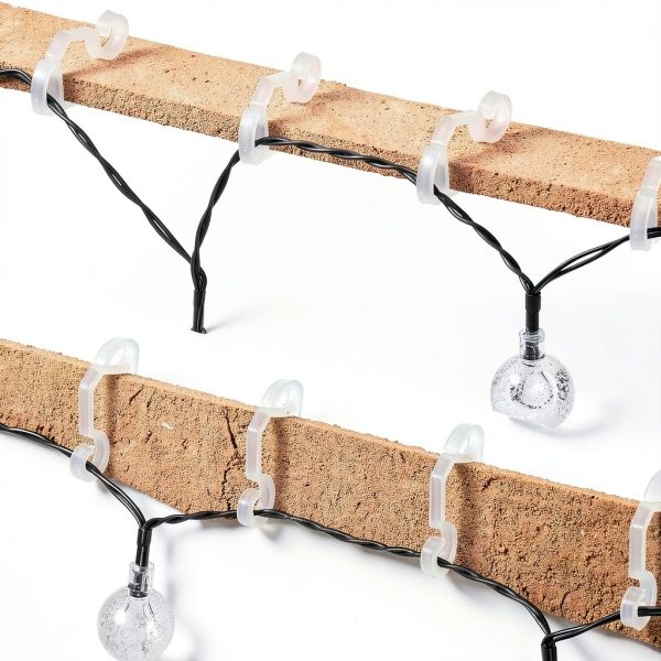 Marsui Outdoor Light Clips Plastic Durable Holiday Decor-2