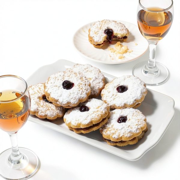 Sterns Bakery Linzer Tart Cookies Raspberry Jam Shortbread-3
