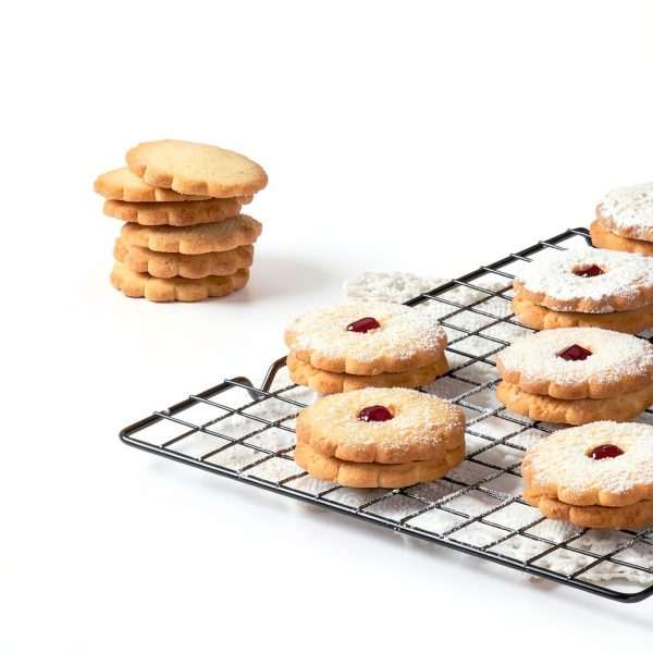 Sterns Bakery Linzer Tart Cookies Raspberry Jam Shortbread-4