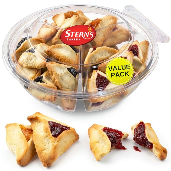 Sterns Bakery Hamentaschen Cookies Fruit Filled Kosher Gift-0