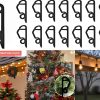 Kihanyoh Christmas Light Clips Plastic Gutter Hooks Reusable-1