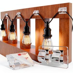 TidyHelper Clear Adhesive Light Clips Sturdy Durable Outdoor-0