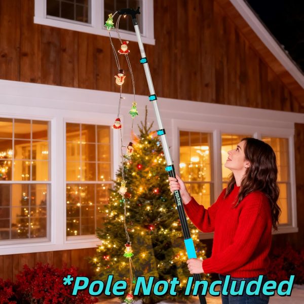 FancyEagle Light Hanging Hook ABS Plastic Extension Pole-3