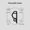 Kihanyoh Christmas Light Clips Plastic Gutter Hooks Reusable-6
