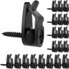 Gezidea Plastic Wall Hooks Windproof Rustproof 10lb Capacity-0