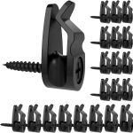 Gezidea Plastic Wall Hooks Windproof Rustproof 10lb Capacity-0