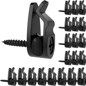 Gezidea Plastic Wall Hooks Windproof Rustproof 10lb Capacity-0