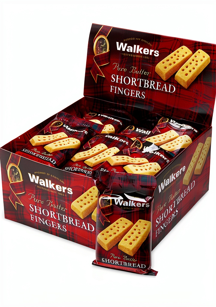 Walkers Nonsuch shortbread cookies in snack pack packaging
