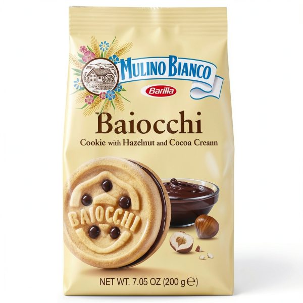 Mulino Bianco Shortbread Cookies Hazelnut Cream Italian-0