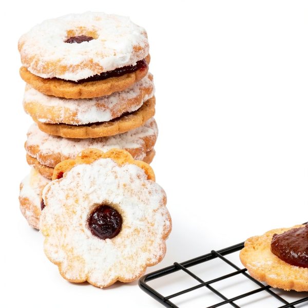 Sterns Bakery Linzer Tart Cookies Raspberry Jam Shortbread-7