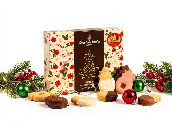 Honolulu Cookie Hawaiian Shortbread Holiday Gift Box-1
