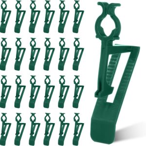 Brightown Christmas Light Clips Green Plastic Outdoor-0