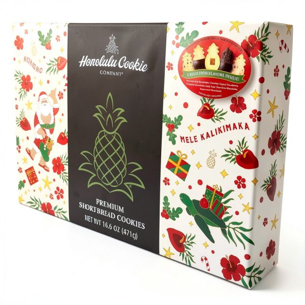 Honolulu Cookie Hawaiian Shortbread Holiday Gift Box-2