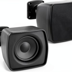 Mini Satellite Speaker Pyle ABS Wall Mount Theater-0