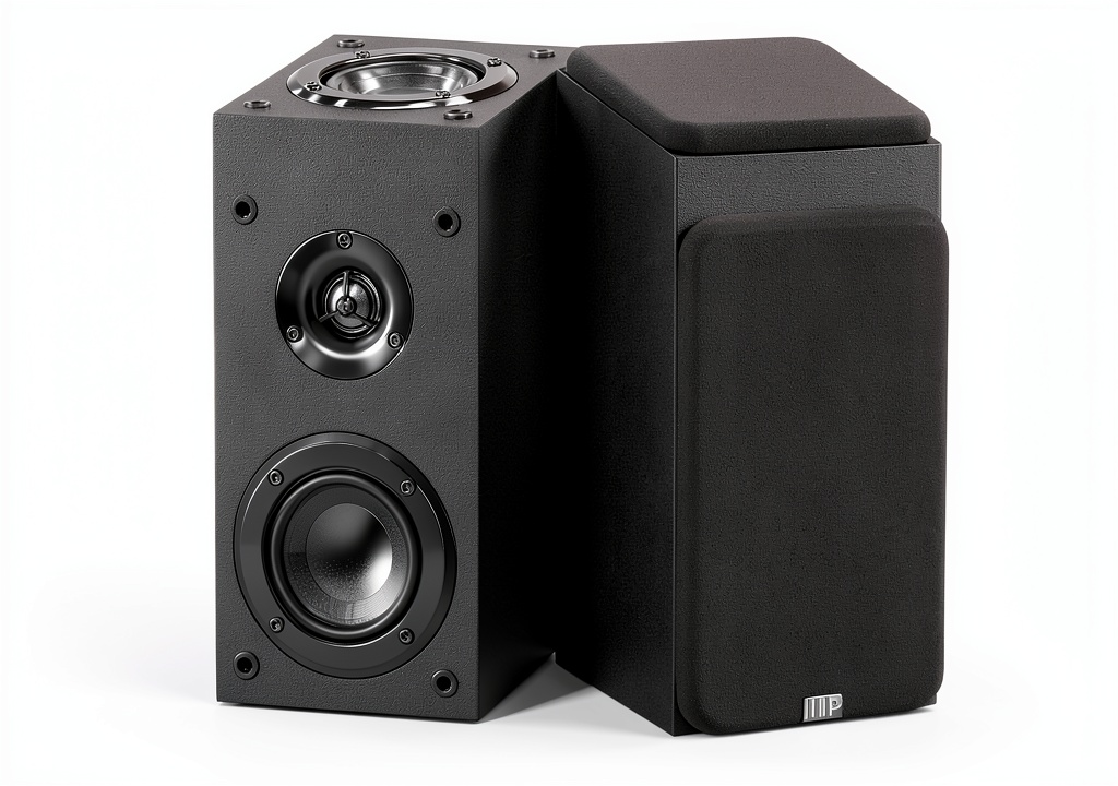 Installing Monoprice Satellite Speakers Aluminum 5.1 Home on a wooden desk