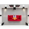 Mini Satellite Speaker Pyle ABS Wall Mount Theater-7