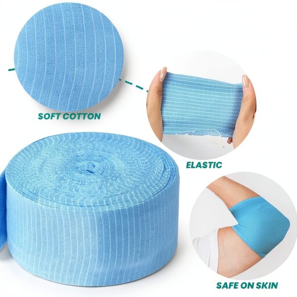 Tubular Bandage Support XIZAO Elastic Stockinette Size 3in x 8.75yd-2