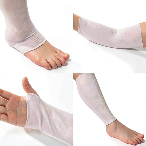 Tubular Bandage 4inchx11yard Support Bandage Wound Dressing Wrap Tubular Gauze Elasticated Stockinette Tubing for Arm Knees Legs-3