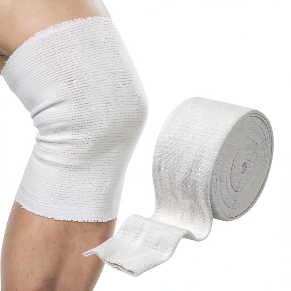 Elasticated Tubular Bandage Cotton Stockinette Tubing Stretch Compression Bandage for Large Arm Knees Legs Support Bandage 2.5” x 5.46 Yard-1