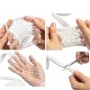 Tubular Bandage 3 Rolls Finger Gauze APLZGMG 2m Elastic Mesh Net White-3