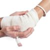 Tubular Bandage Size F Cotton Stockinette Tubing Elasticated Tubular Compression Support Bandages First Aid for Leg Arm 3.9’’ x 5.46yd-5