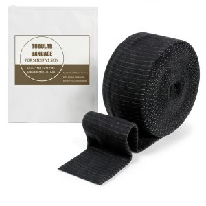 Tubular Gauze Bandage Elasticated Tubular Bandages 6.75CMX8M 2 Way Stretch Tubular Retention Bandage Size C Compression Tube Bandage Cotton Wound Dressing for Medium Wrist Small Ankle Arms-0