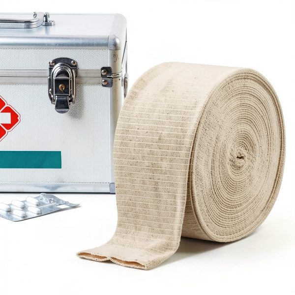 Tubular Bandage Size F Cotton Stockinette Tubing Elasticated Tubular Compression Support Bandages First Aid for Leg Arm 3.9’’ x 5.46yd-4