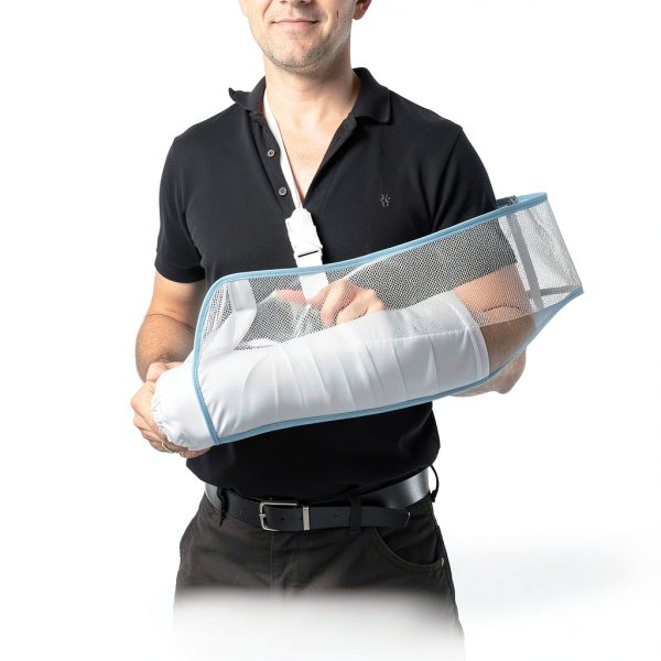 Elasticated Tubular Bandage Cotton Stockinette Tubing Stretch Compression Bandage for Large Arm Knees Legs Support Bandage 2.5” x 5.46 Yard-5