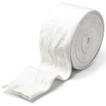 Elasticated Tubular Bandage Cotton Stockinette Tubing Stretch Compression Bandage for Large Arm Knees Legs Support Bandage 2.5” x 5.46 Yard-0