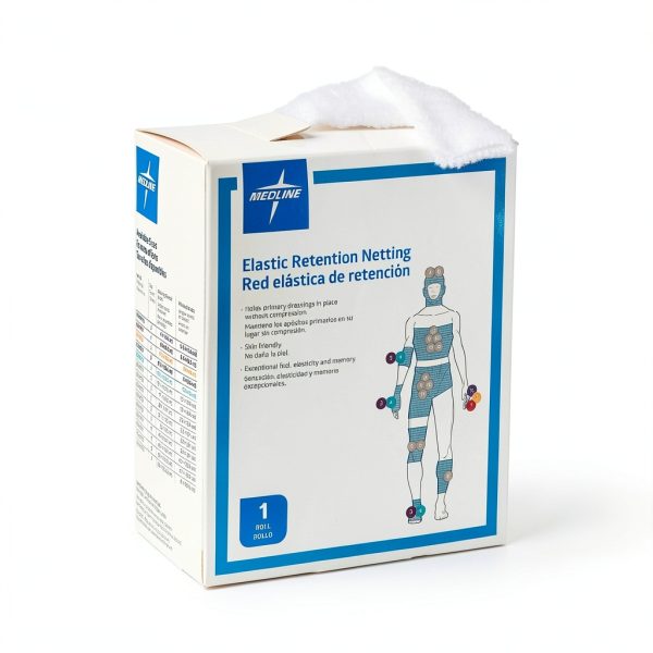 Medline Stretch Tubular Elastic Dressing Retention Net 6in x 25yd-1