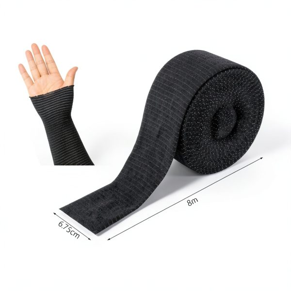 Tubular Gauze Bandage Elasticated Tubular Bandages 6.75CMX8M 2 Way Stretch Tubular Retention Bandage Size C Compression Tube Bandage Cotton Wound Dressing for Medium Wrist Small Ankle Arms-1
